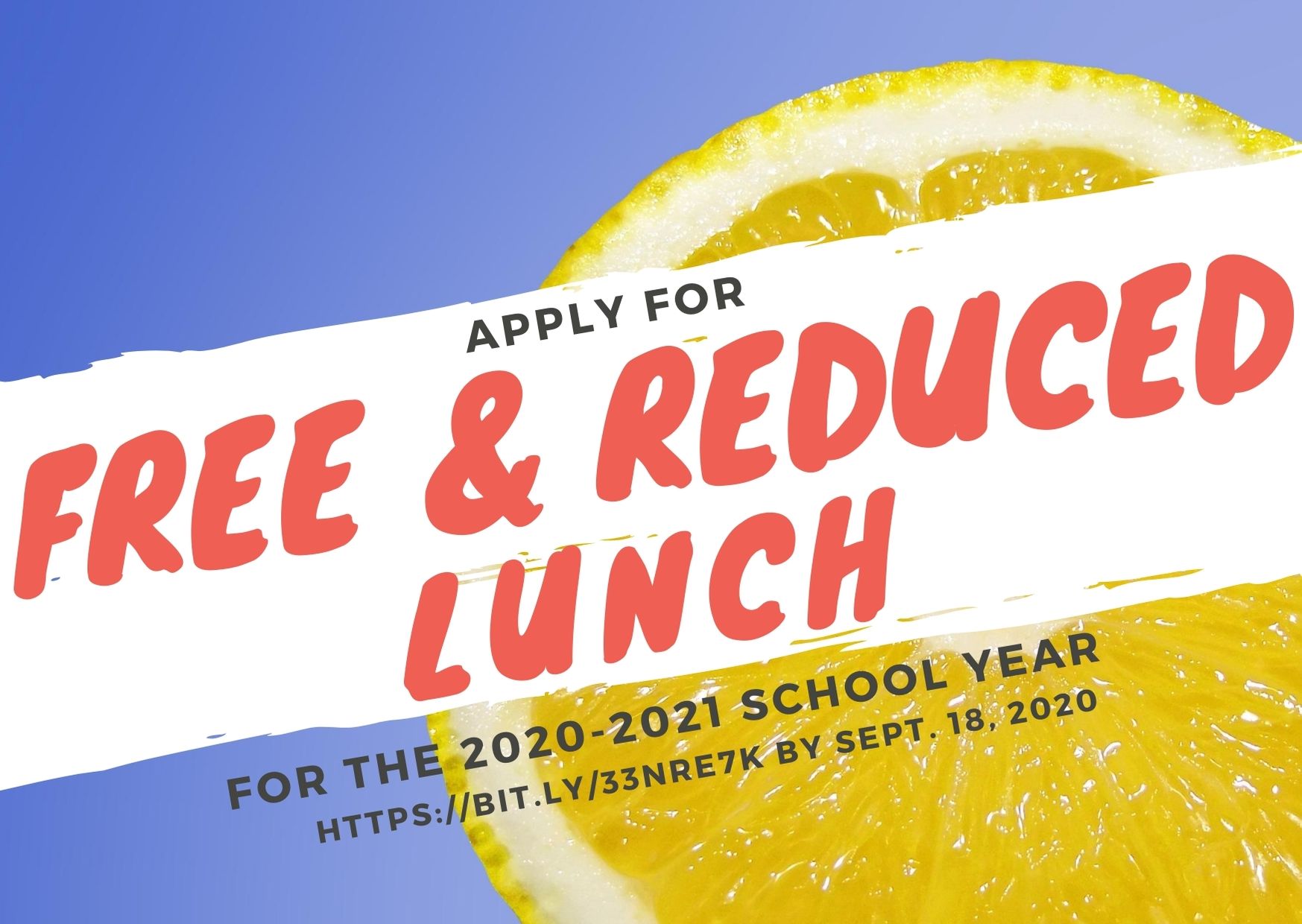 Apply for Free & Reduced Lunch